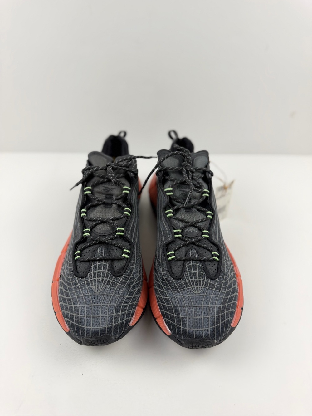 Reebok Zig Kinetica II Black Orange Flare Neon Mint Men's